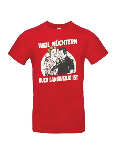 Nüchtern Langweilig Retro Men's T-Shirt | grobejungs.de