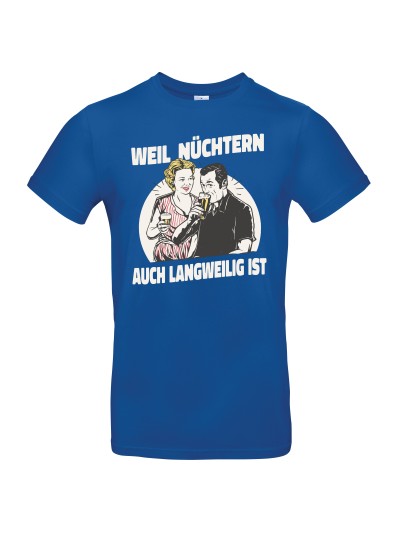 Nüchtern Langweilig Retro Men's T-Shirt | grobejungs.de