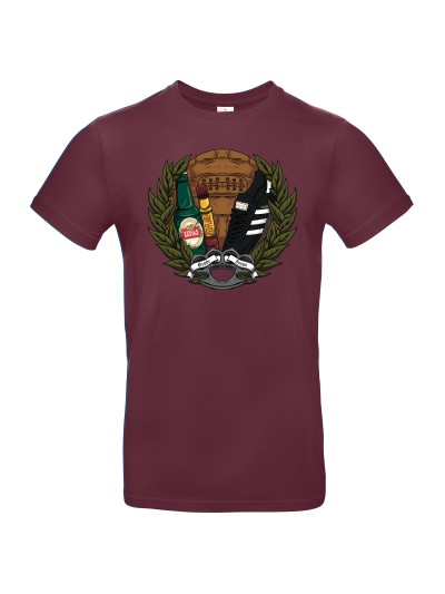 Retro Football Men's T-Shirt, Crest Print | grobejungs.de