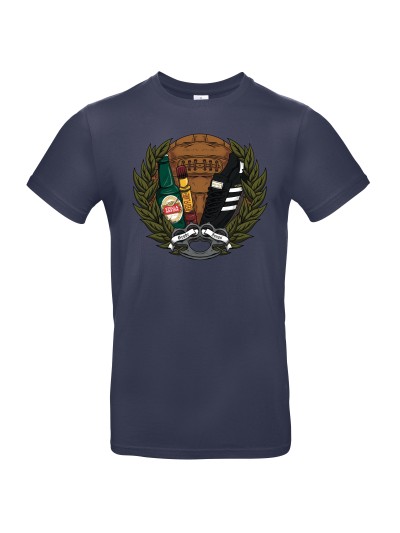 Retro Football Men's T-Shirt, Crest Print | grobejungs.de
