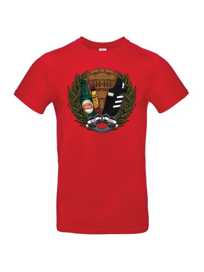 Retro Football Men's T-Shirt, Crest Print | grobejungs.de