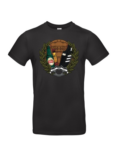 Retro Football Men's T-Shirt, Crest Print | grobejungs.de