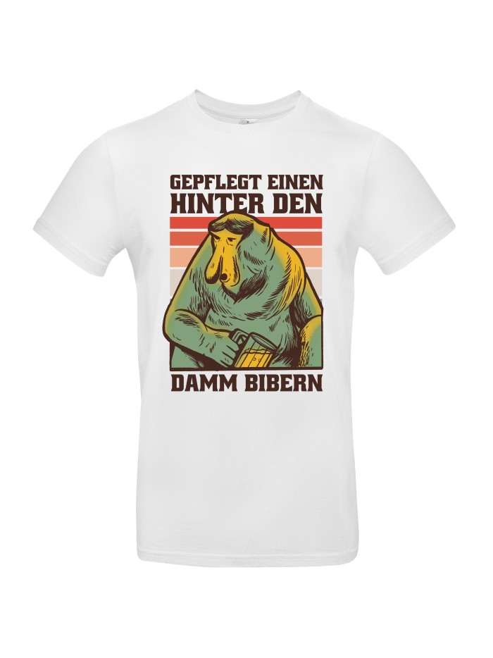 Hinter den Damm bibern Men's T-Shirt | grobejungs.de