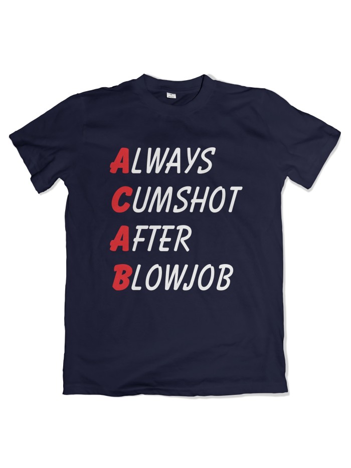 ACAB Cumshot After Blowjob Men's T-Shirt | grobejungs.de