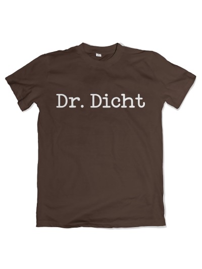 Dr. Dicht Men's T-Shirt, Typewriter Face | grobejungs.de