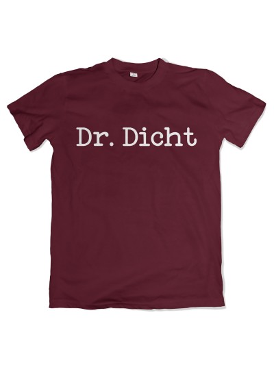 Dr. Dicht Men's T-Shirt, Typewriter Face | grobejungs.de