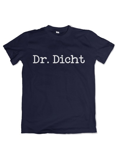 Dr. Dicht Men's T-Shirt, Typewriter Face | grobejungs.de