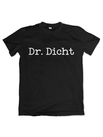 Dr. Dicht Men's T-Shirt, Typewriter Face | grobejungs.de