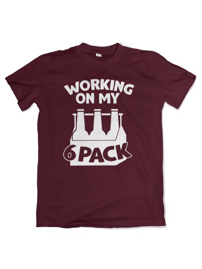 Working On My Sixpack Men's T-Shirt | grobejungs.de