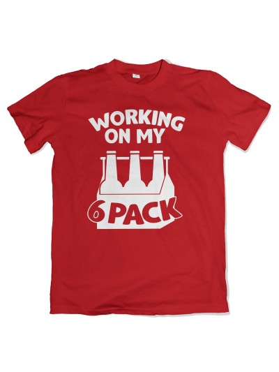 Working On My Sixpack Men's T-Shirt | grobejungs.de