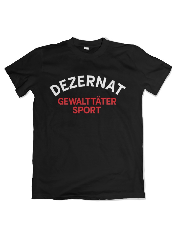 Dezernat Gewalttäter Sport T-Shirt | grobejungs.de