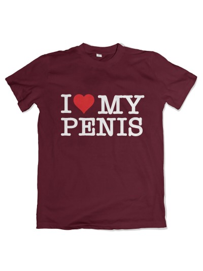 I Love My Penis T-Shirt Motivshirt