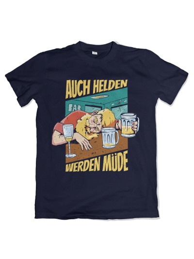 Auch Helden werden müde Men's T-Shirt | grobejungs.de