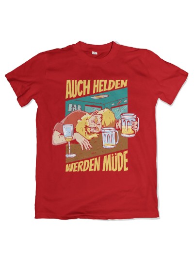 Auch Helden werden müde Men's T-Shirt | grobejungs.de