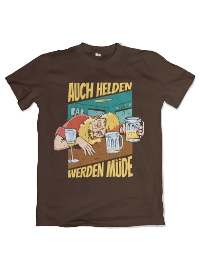 Auch Helden werden müde Men's T-Shirt | grobejungs.de