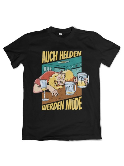 Auch Helden werden müde Men's T-Shirt | grobejungs.de