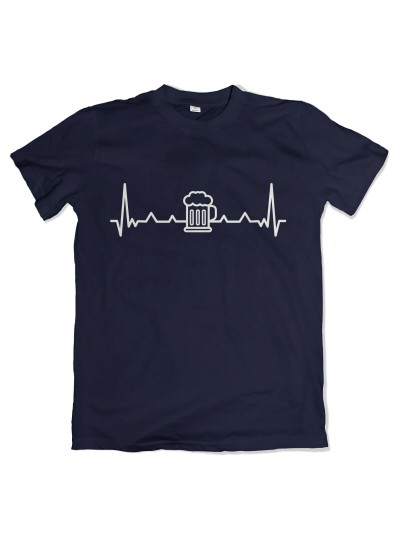 Bier Herzschlag Men's T-Shirt | grobejungs.de
