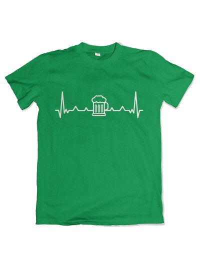 Bier Herzschlag Men's T-Shirt | grobejungs.de