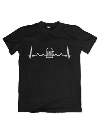 Bier Herzschlag Men's T-Shirt | grobejungs.de