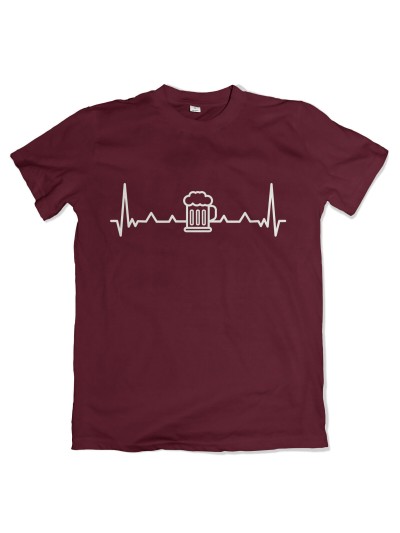 Bier Herzschlag Men's T-Shirt | grobejungs.de