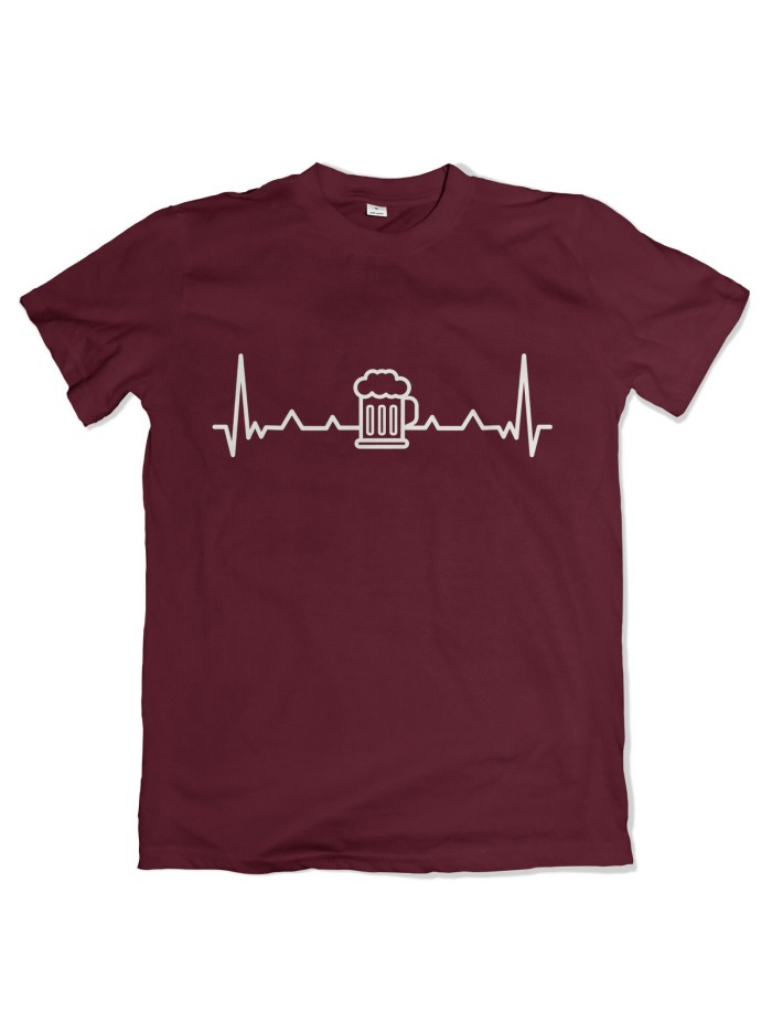Bier Herzschlag Men's T-Shirt | grobejungs.de