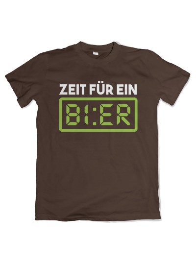 Zeit für ein Bier Men's T-Shirt | grobejungs.de