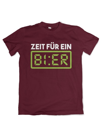 Zeit für ein Bier Men's T-Shirt | grobejungs.de