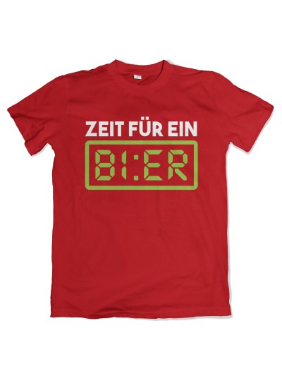 Zeit für ein Bier Men's T-Shirt | grobejungs.de