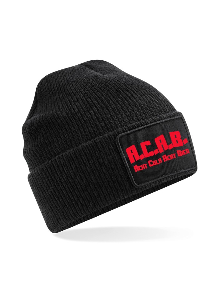 Patch Beanie ACAB Acht Cola Bier | grobejungs.de Patch Beanie ACAB Acht Cola Bier | grobejungs.de