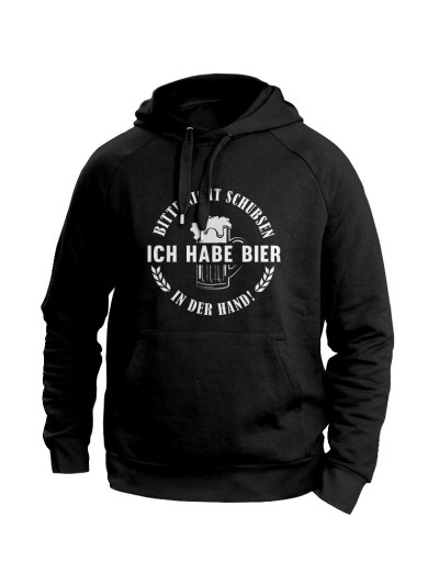 Bitte nicht schubsen Men's Hoodie | grobejungs.de