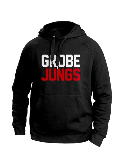 Grobe Jungs Logo Men's Hoodie | grobejungs.de