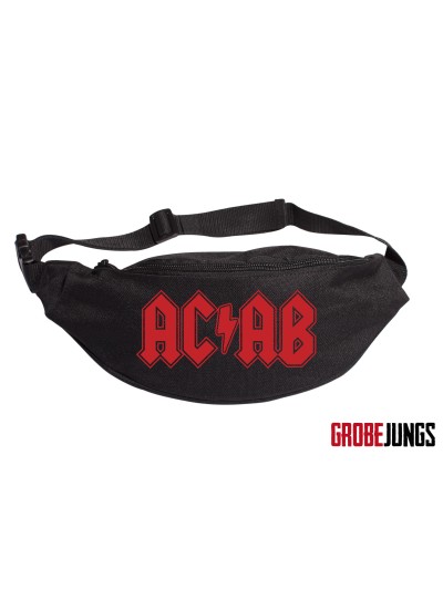 ACAB Thunder Bauchtasche mit Blitz, Schwarz | Grobe Jungs