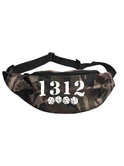 1312 Dice Bum Bag, Stencil Numerals | grobejungs.de