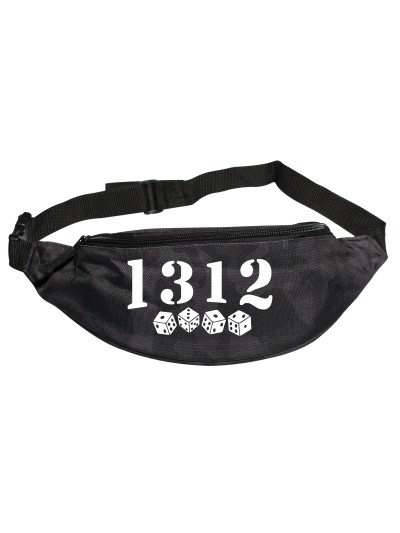 1312 Dice Bum Bag, Stencil Numerals | grobejungs.de