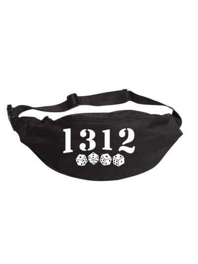 1312 Dice Bum Bag, Stencil Numerals | grobejungs.de