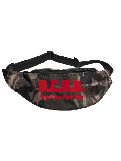 Acht Cola Acht Bier Bum Bag, Red Print | grobejungs.de
