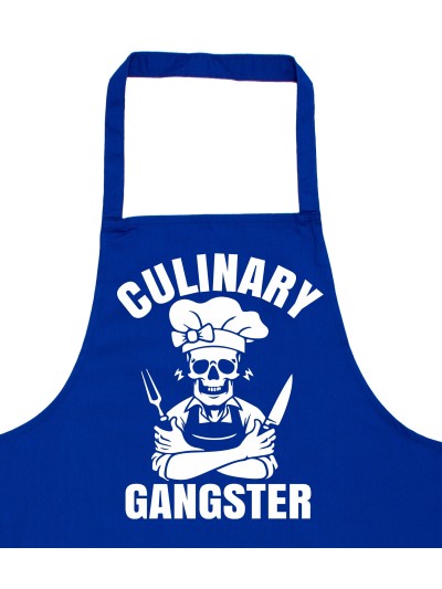 Culinary Gangster Skull Barbecue Apron