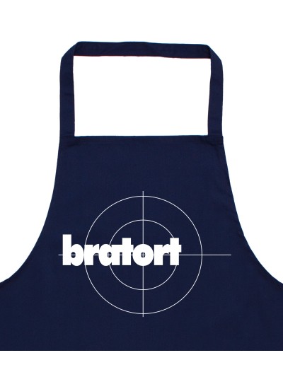 Bratort BBQ Apron with Crosshair Print