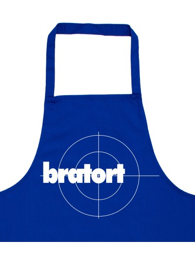 Bratort BBQ Apron with Crosshair Print