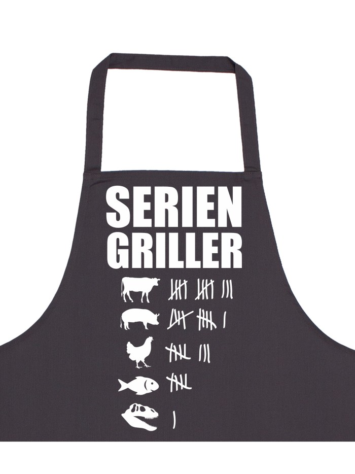 Seriengriller Grillschürze lustige Kochschürze für Männer