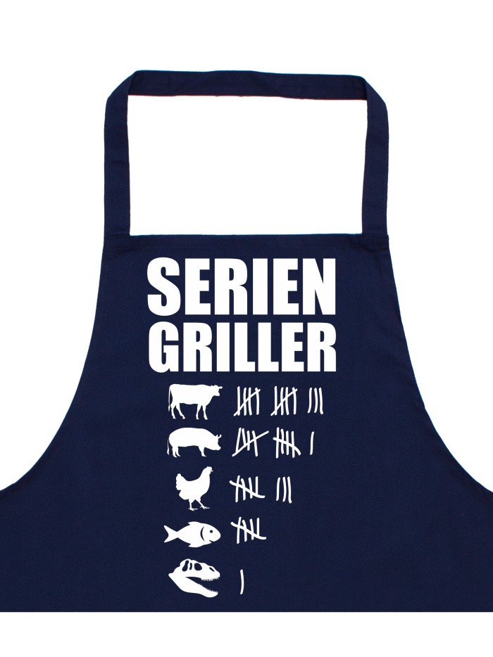 Seriengriller Grillschürze lustige Kochschürze für Männer