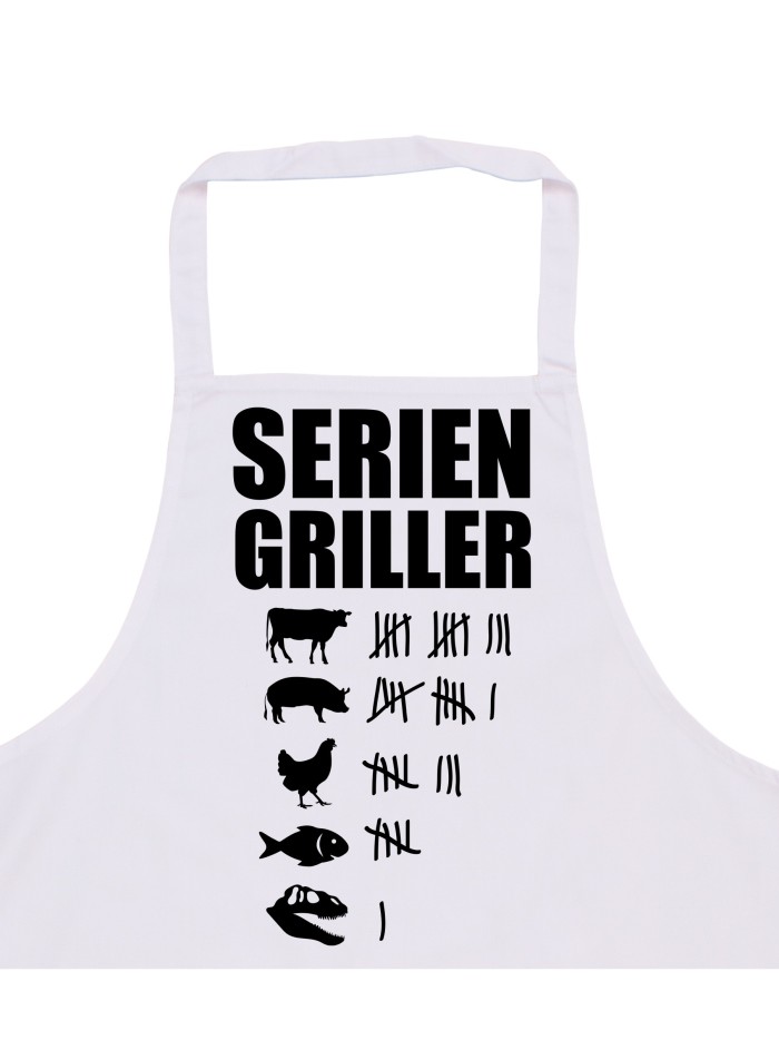 Seriengriller Grillschürze lustige Kochschürze für Männer