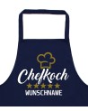 Chefkoch Grillschürze personalisierte Kochschürze für Männer