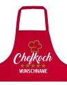 Chefkoch Grillschürze personalisierte Kochschürze für Männer