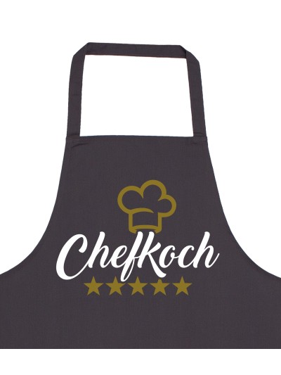 Chefkoch Five Star Chef Apron in Gold