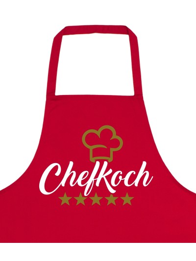 Chefkoch Five Star Chef Apron in Gold