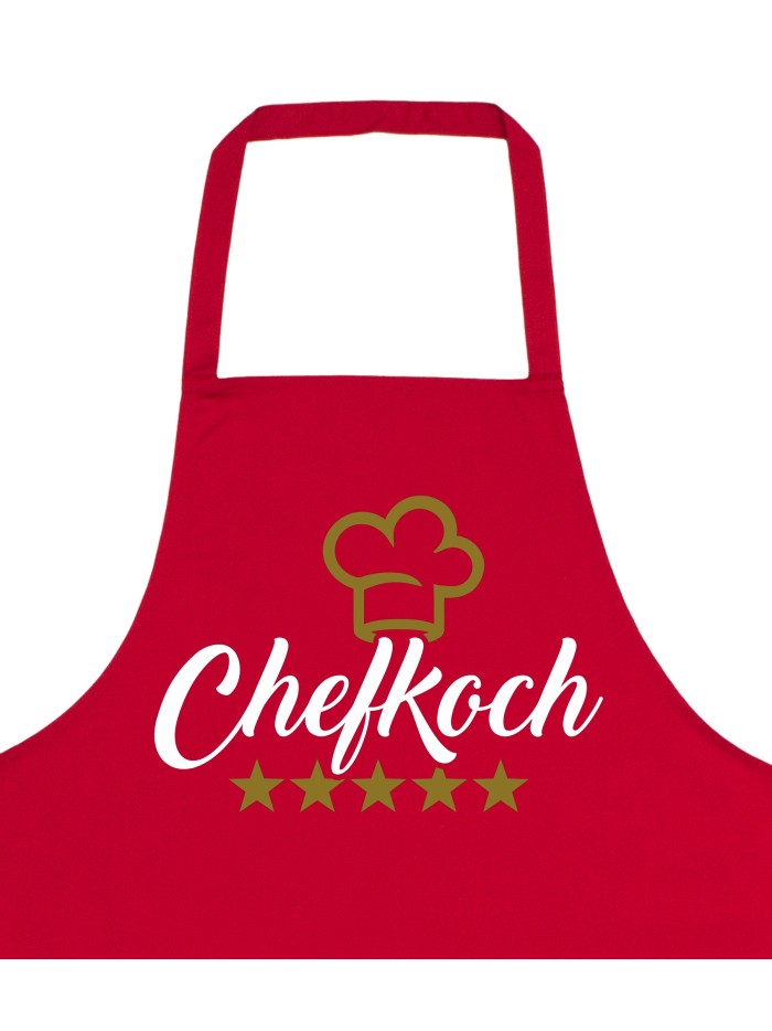 Chefkoch Grillschürze lustige Kochschürze für Männer