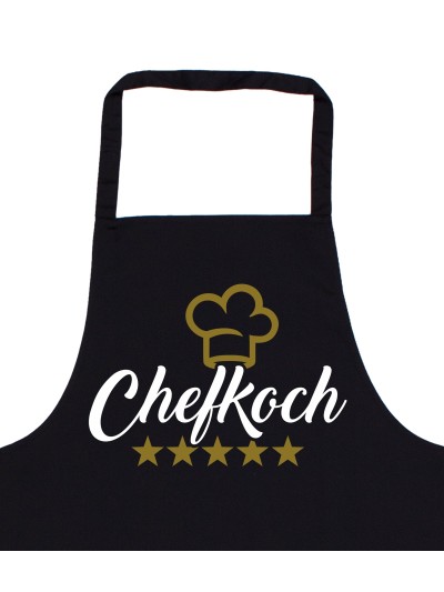 Chefkoch Five Star Chef Apron in Gold