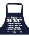 Meine Grillgesetze Grillschürze lustige Kochschürze für Männer