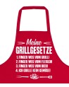 Meine Grillgesetze Grillschürze lustige Kochschürze für Männer